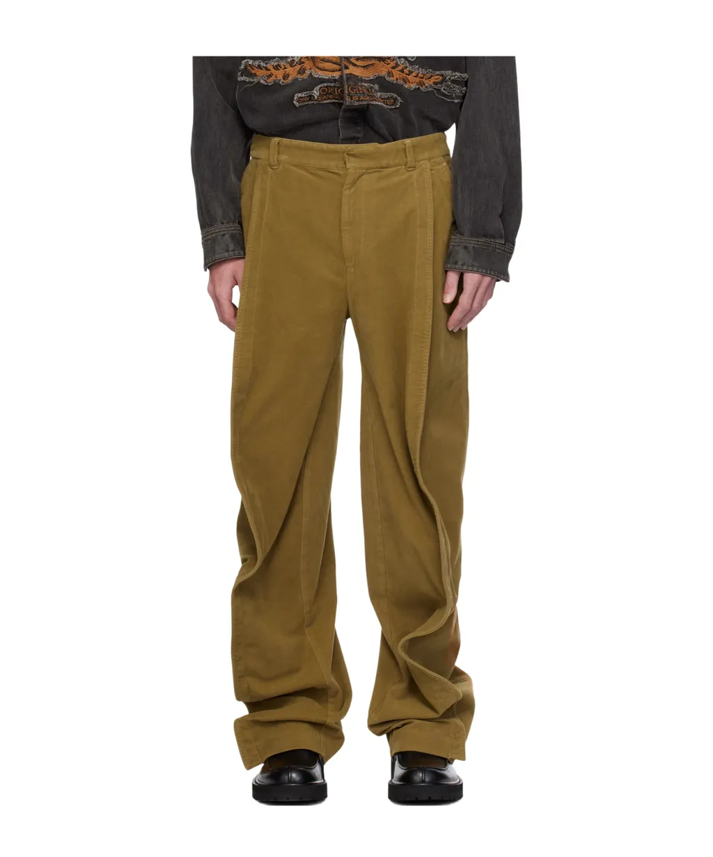 Wide-Leg Casual Pants