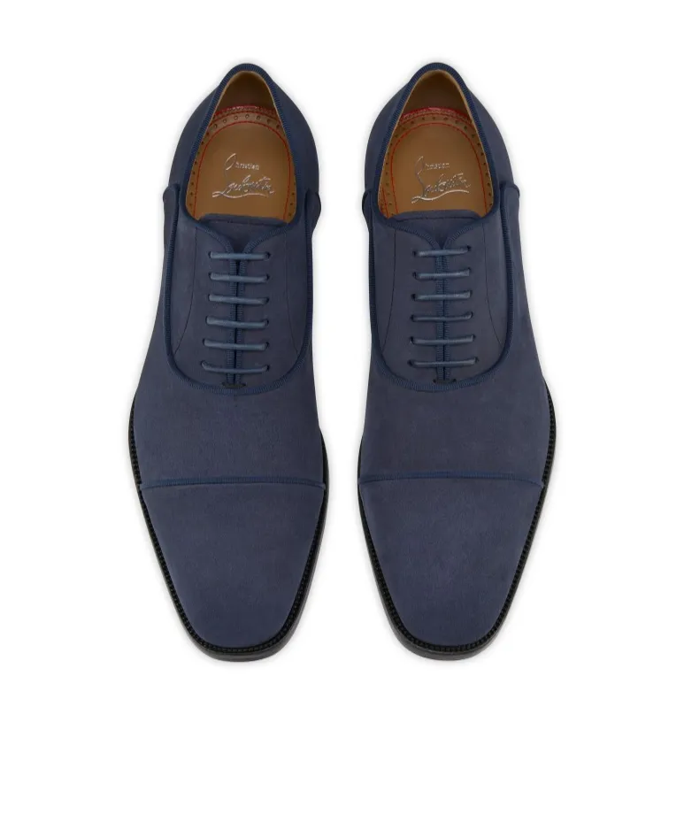Oxfords - Nubuck Leather - Zaffiro - Men
