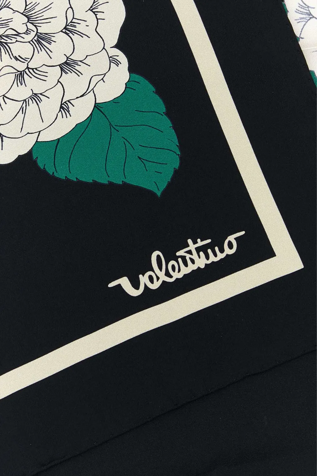 Valentino Floral Patterned Scarf