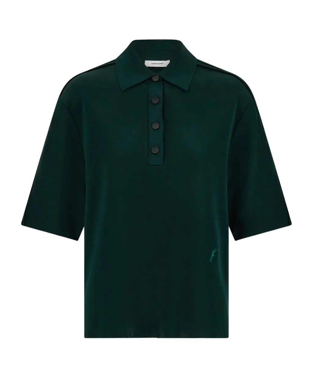 Knitted Polo Shirt