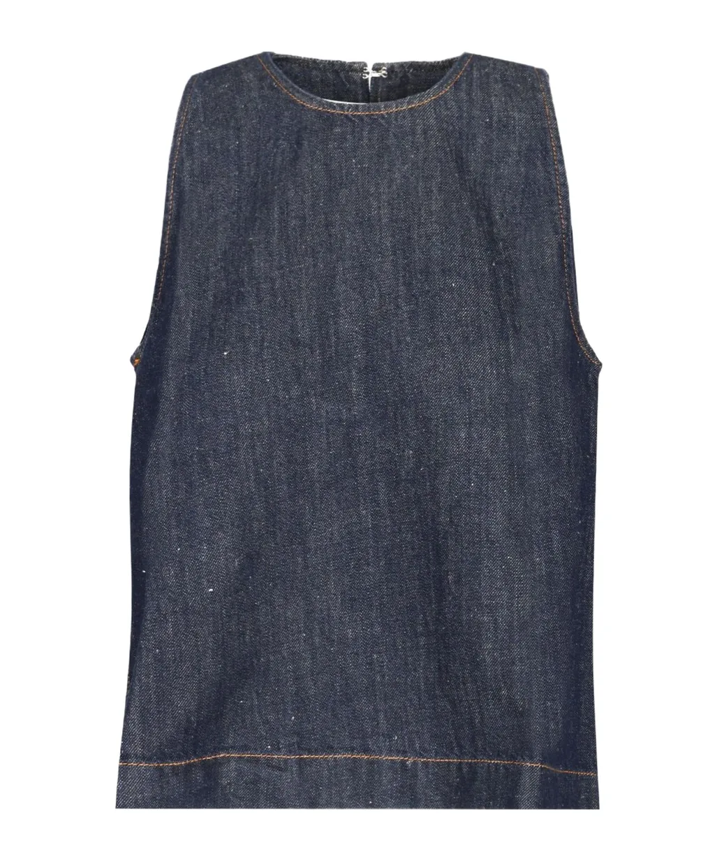 Sleeveless Top Blueberry
