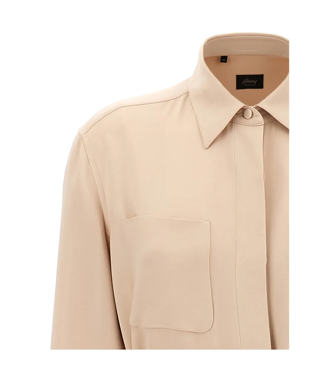 Brioni Tie-Waisted Workwear Dress