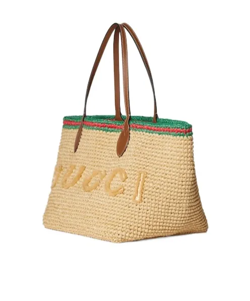 Gucci Logo Woven Detailed Shoulder Bag