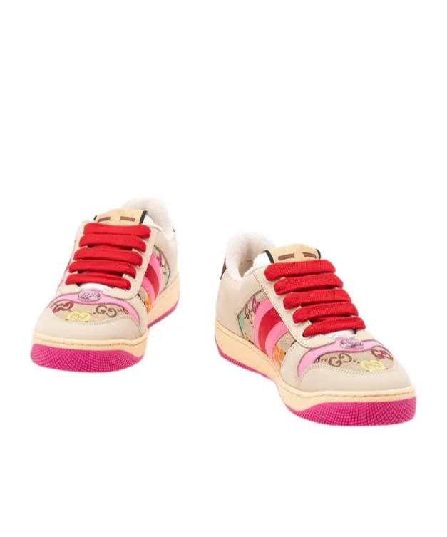 Gucci Panelled Lace-Up Sneakers