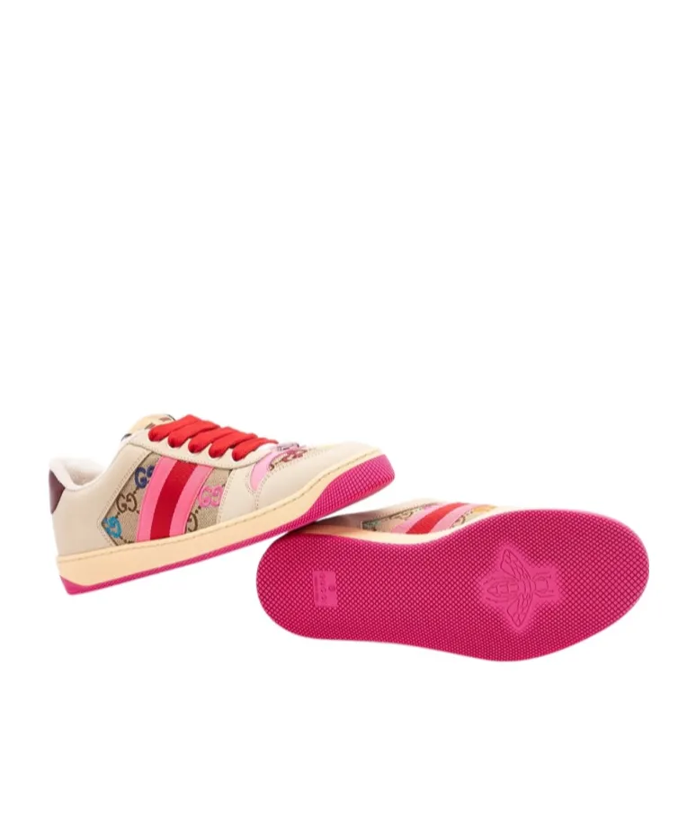 Gucci Panelled Lace-Up Sneakers