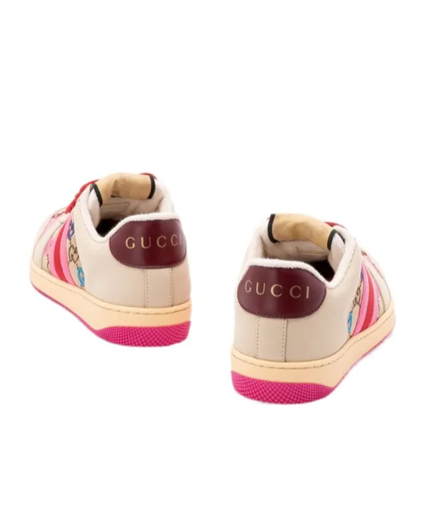 Gucci Panelled Lace-Up Sneakers