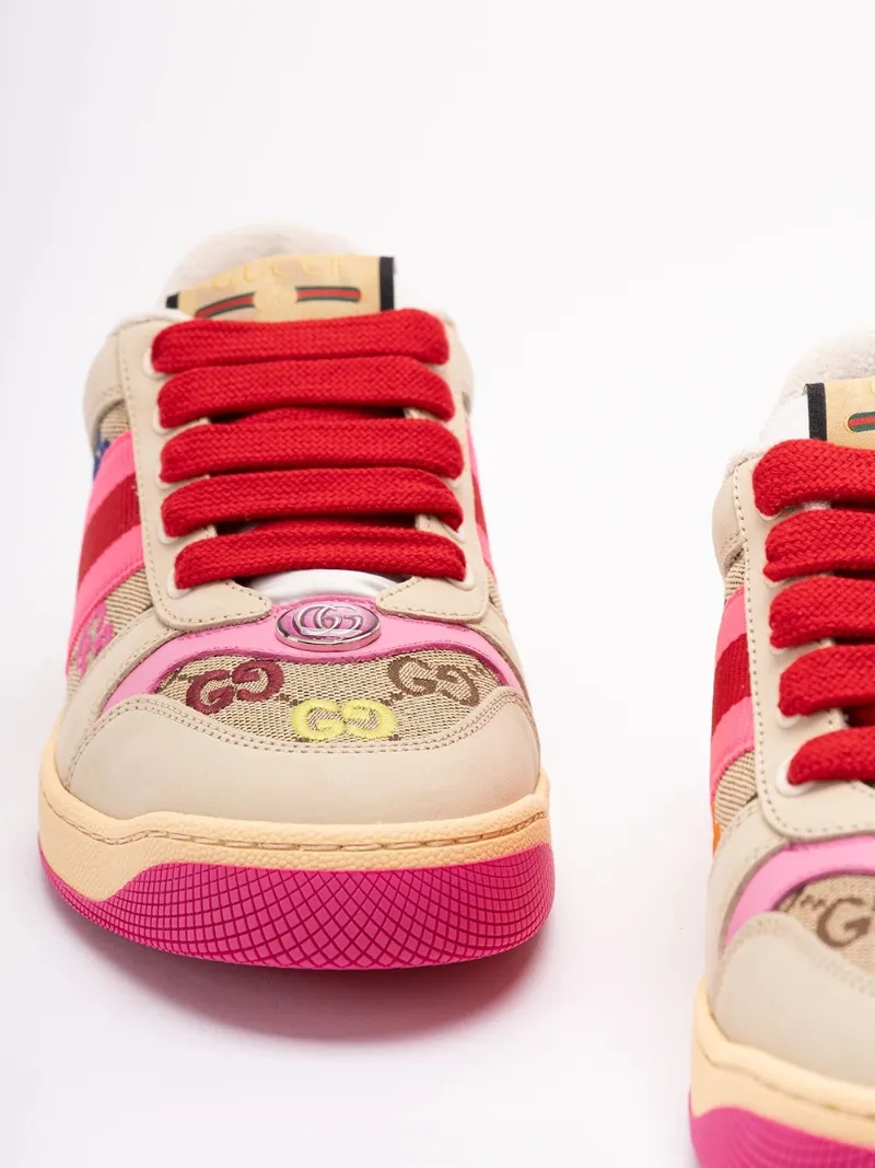 Gucci Panelled Lace-Up Sneakers