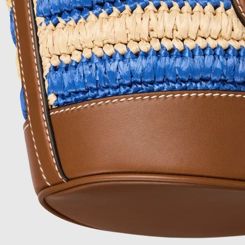 Gucci Woven Mini Bucket Bag
