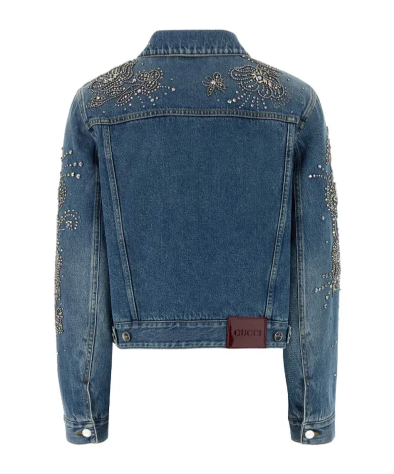 Gucci Embellished Denim Jacket