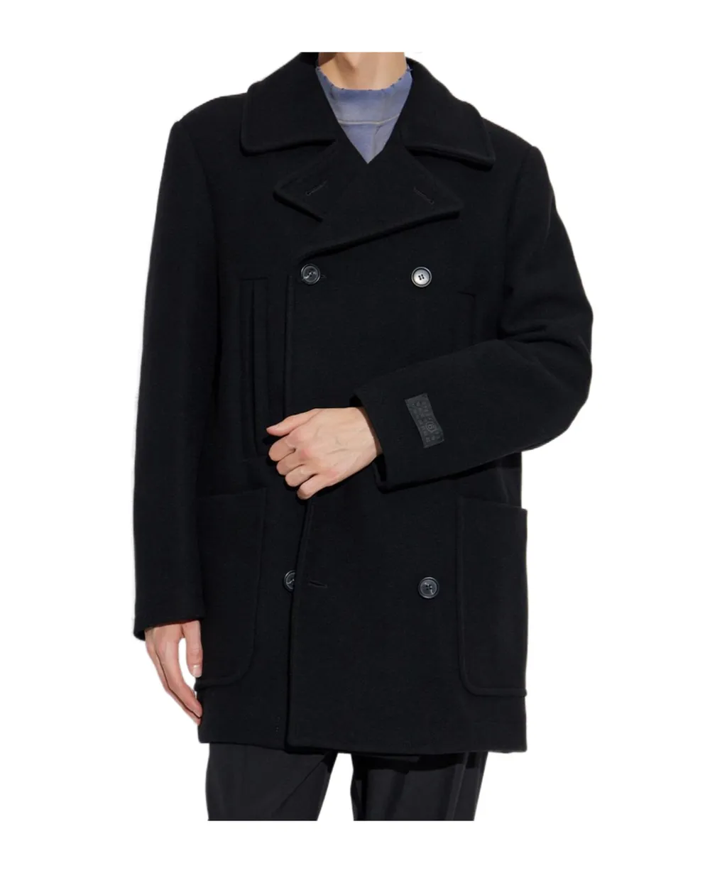 Mm6 Maison Margiela Double-Breasted Coat