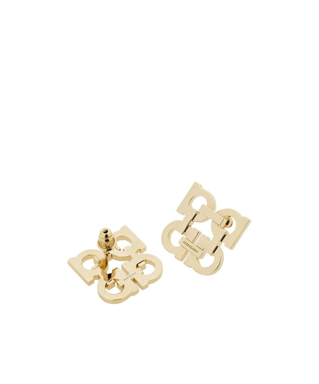 Four Gancini Clip On Earrings