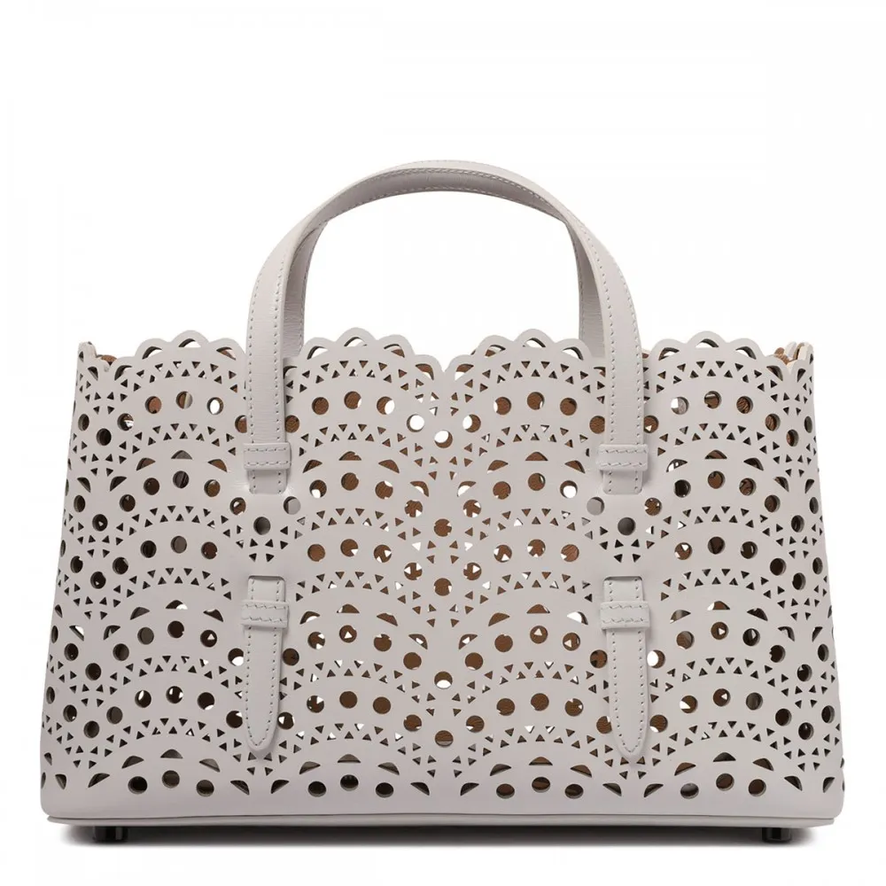 AlaÏA Vienne Perforated Open Top Handbag