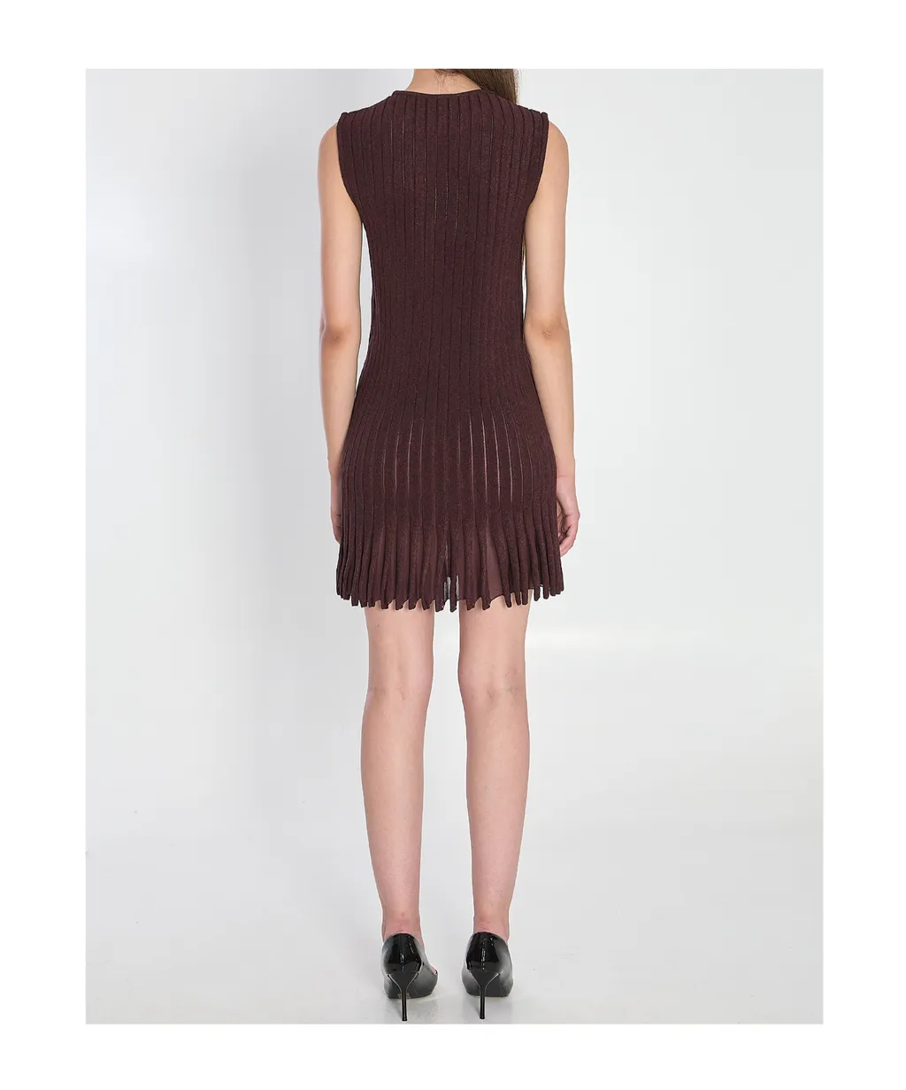 AlaÏA Striped Knit Dress