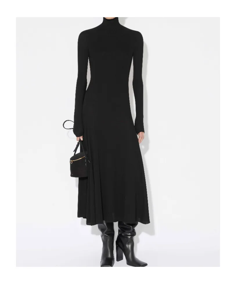 AlaÏA Fluid Jersey Heart Dress