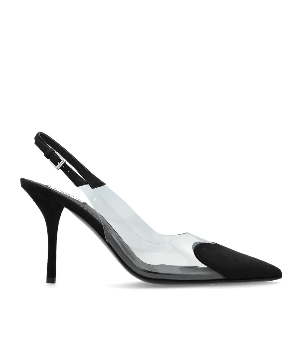 100Mm Le CŒUr Heart-Shaped Slingback Pumps
