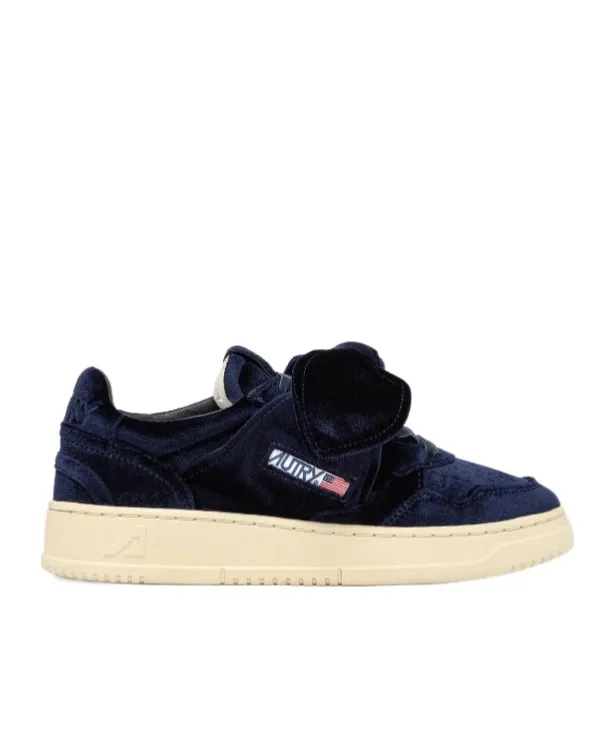 Autry Velvet Bow Sneakers