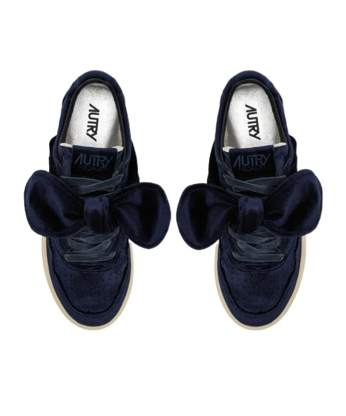 Autry Velvet Bow Sneakers