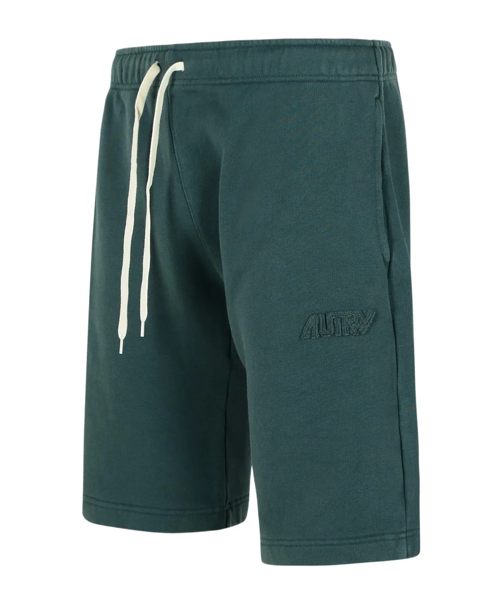 Elasticated-Waistband Logo Track Shorts