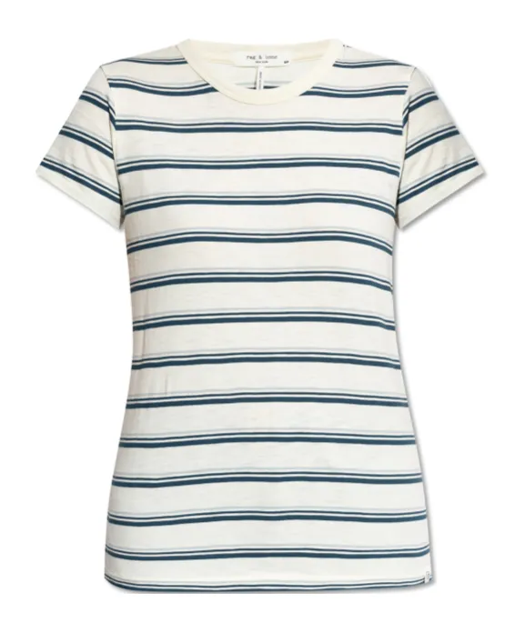 Striped Crew-Neck T-Shirt
