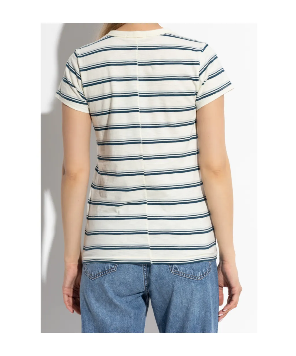Striped Crew-Neck T-Shirt