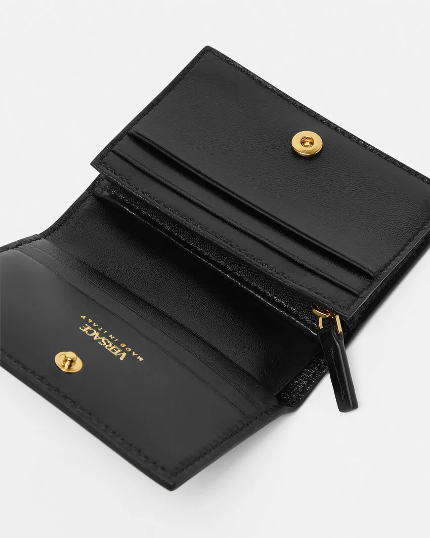 Versace Logo-Lettering Wallet