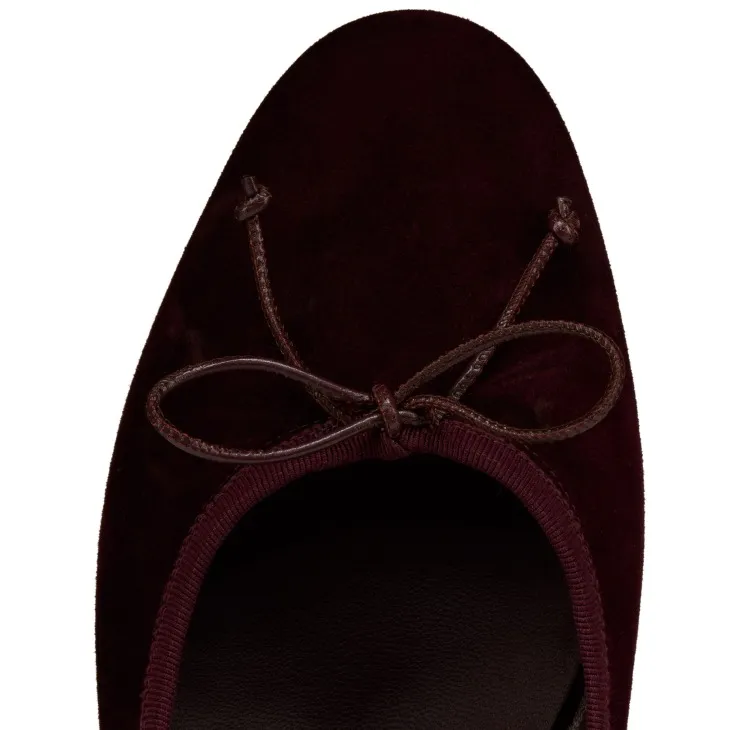 Christian Louboutin Sweetie Jane Bow Round-Toe Ballet Flats