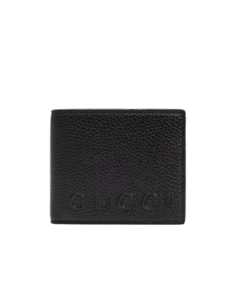 Gucci Logo Embossed Bi-Fold Wallet