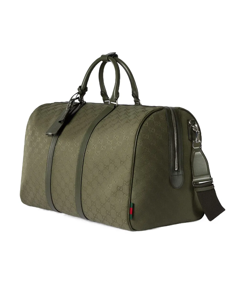 Gg Canvas Large Duffle Bag