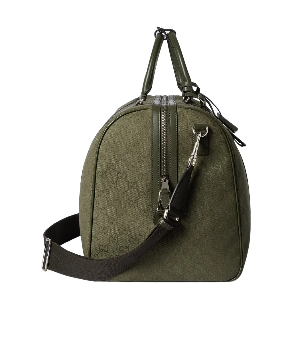Gg Canvas Large Duffle Bag