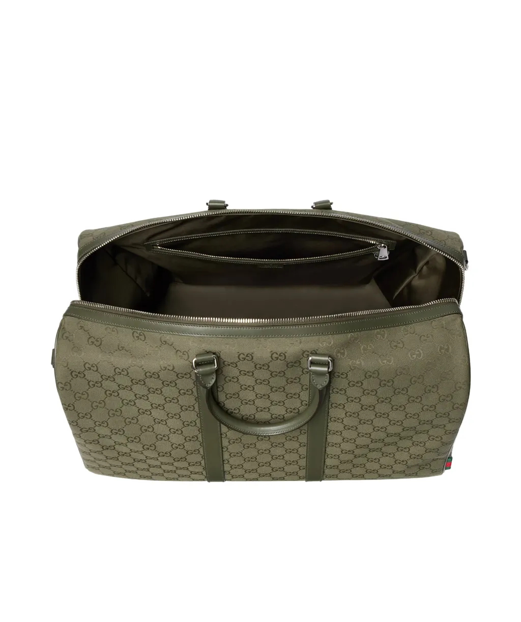 Gg Canvas Large Duffle Bag