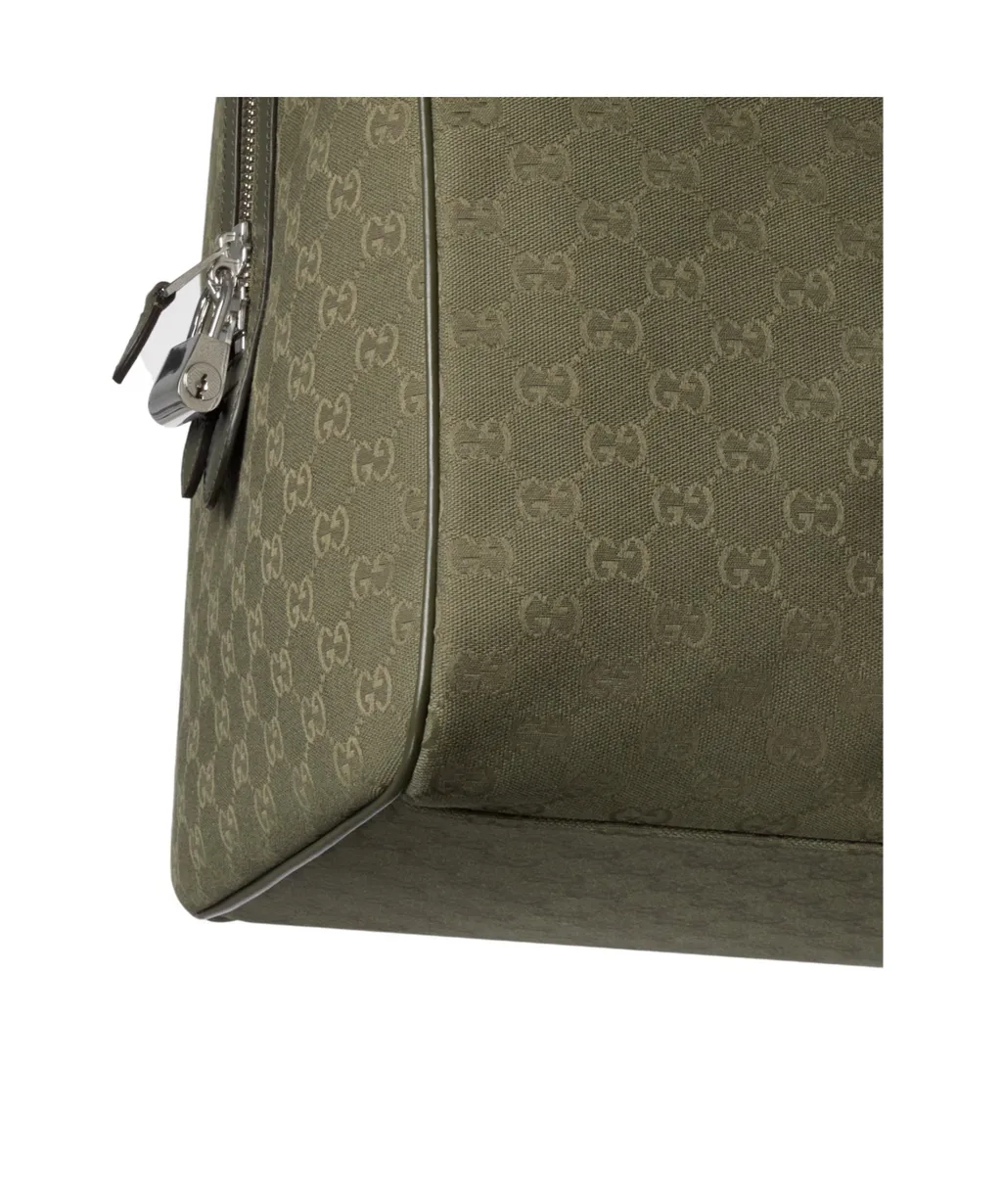 Gg Canvas Large Duffle Bag