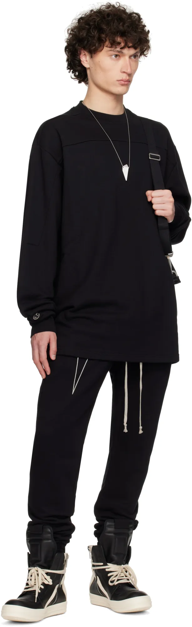 Rick Owens X Champion Tommy T Drop Shoulder Sweatshirt