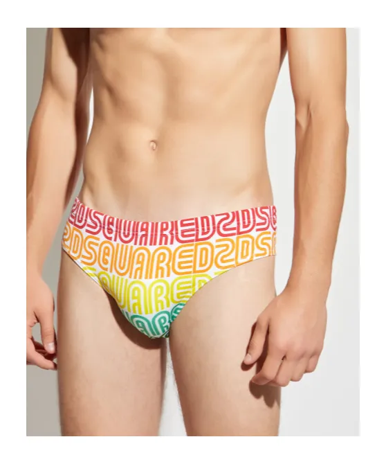 Patterned Swim Shorts