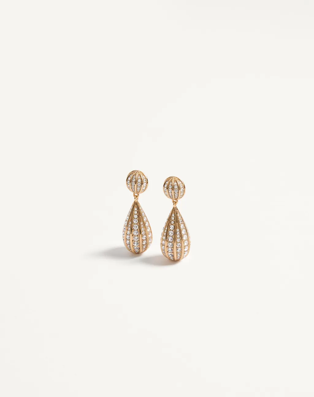 Poetiques Des Gouttes Metal And Swarovski® Crystal Earrings
