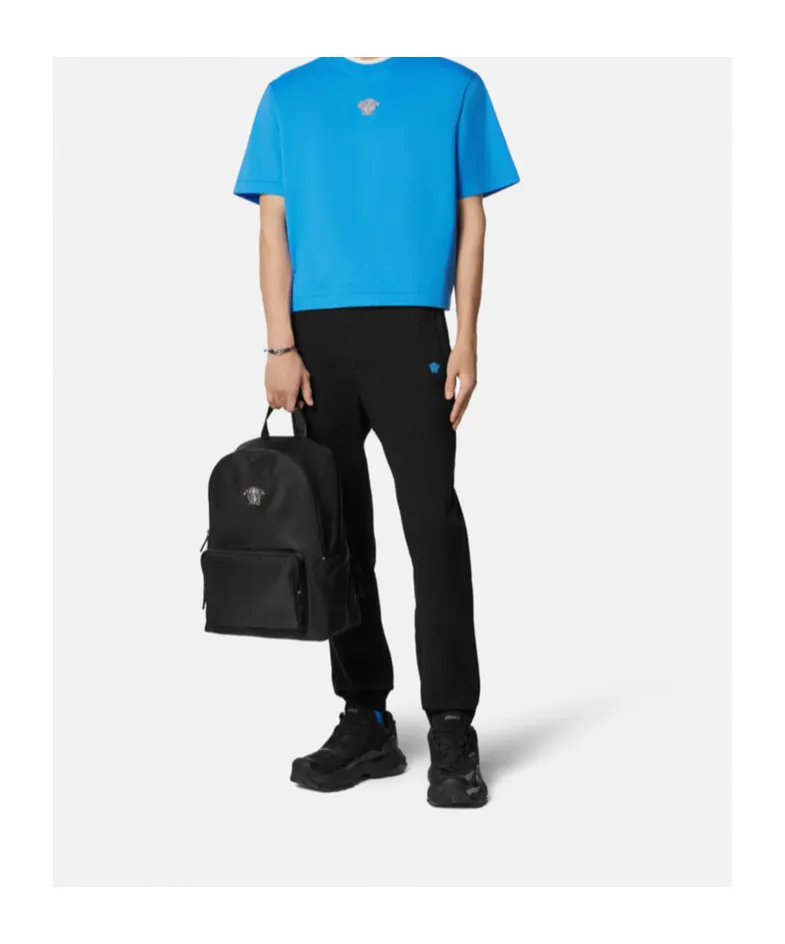 Versace Medusa-Patch Elasticated Waistband Sweatpants