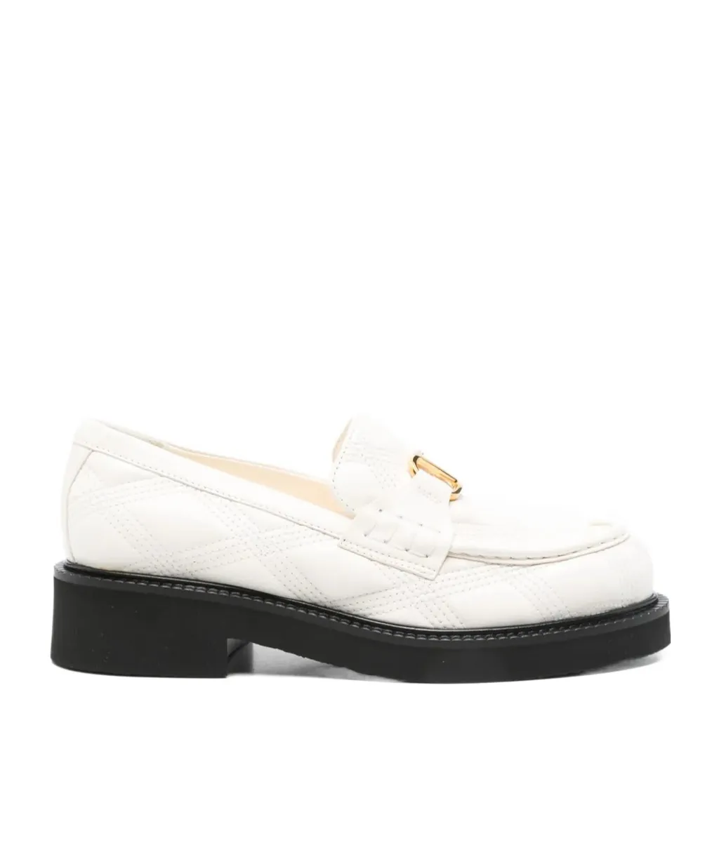 Quilted-Pattern Vlogo Signature Loafers