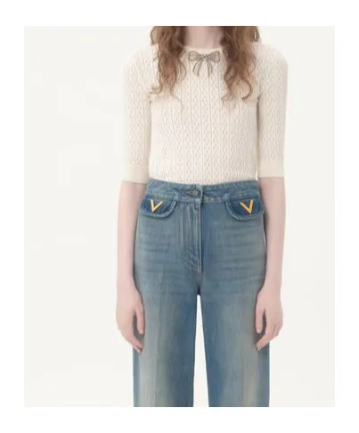 Embroidered Cotton Top