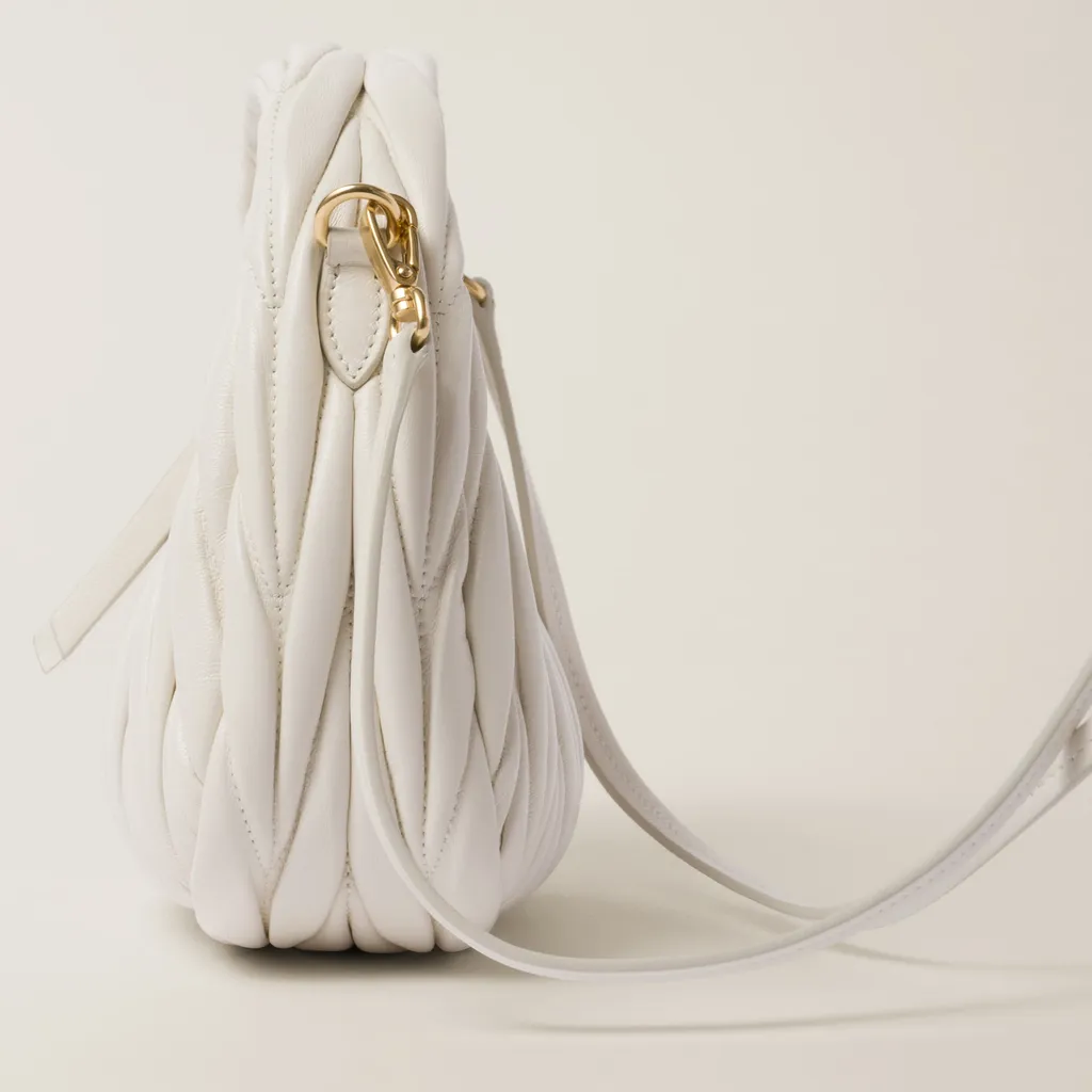 Wander Matelassé Nappa Leather Hobo Mini-Bag