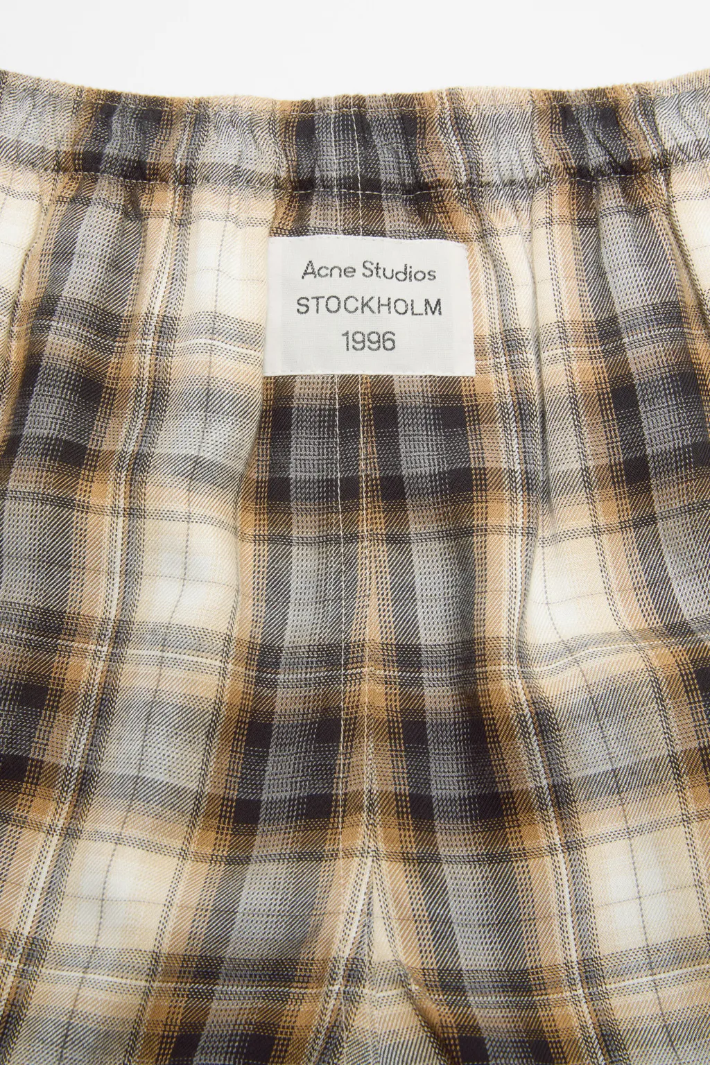 Acne Studios Check Shorts