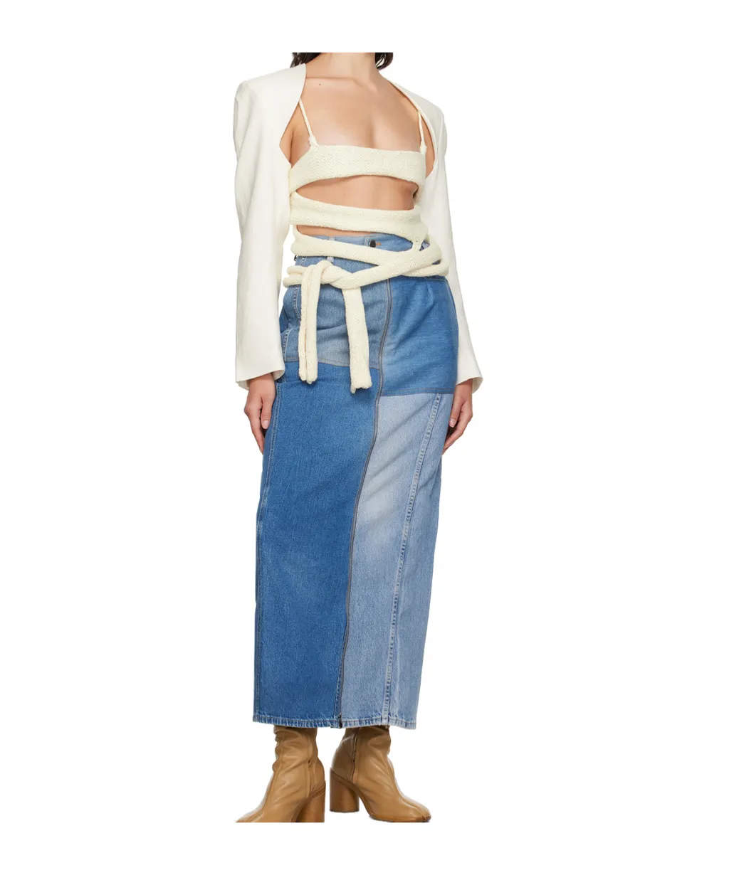 Patta Denim Skirt