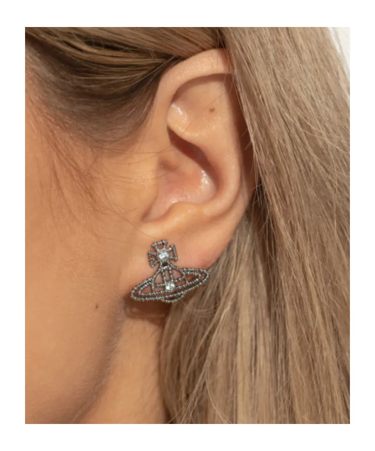 Vivienne Westwood Orb Shaped Embellished Earrings