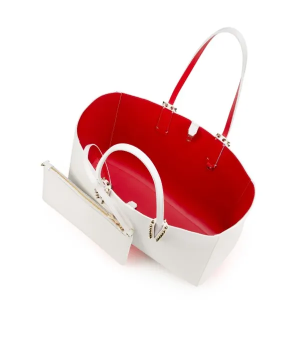 Christian Louboutin Cabata Stud Detailed Small Tote Bag