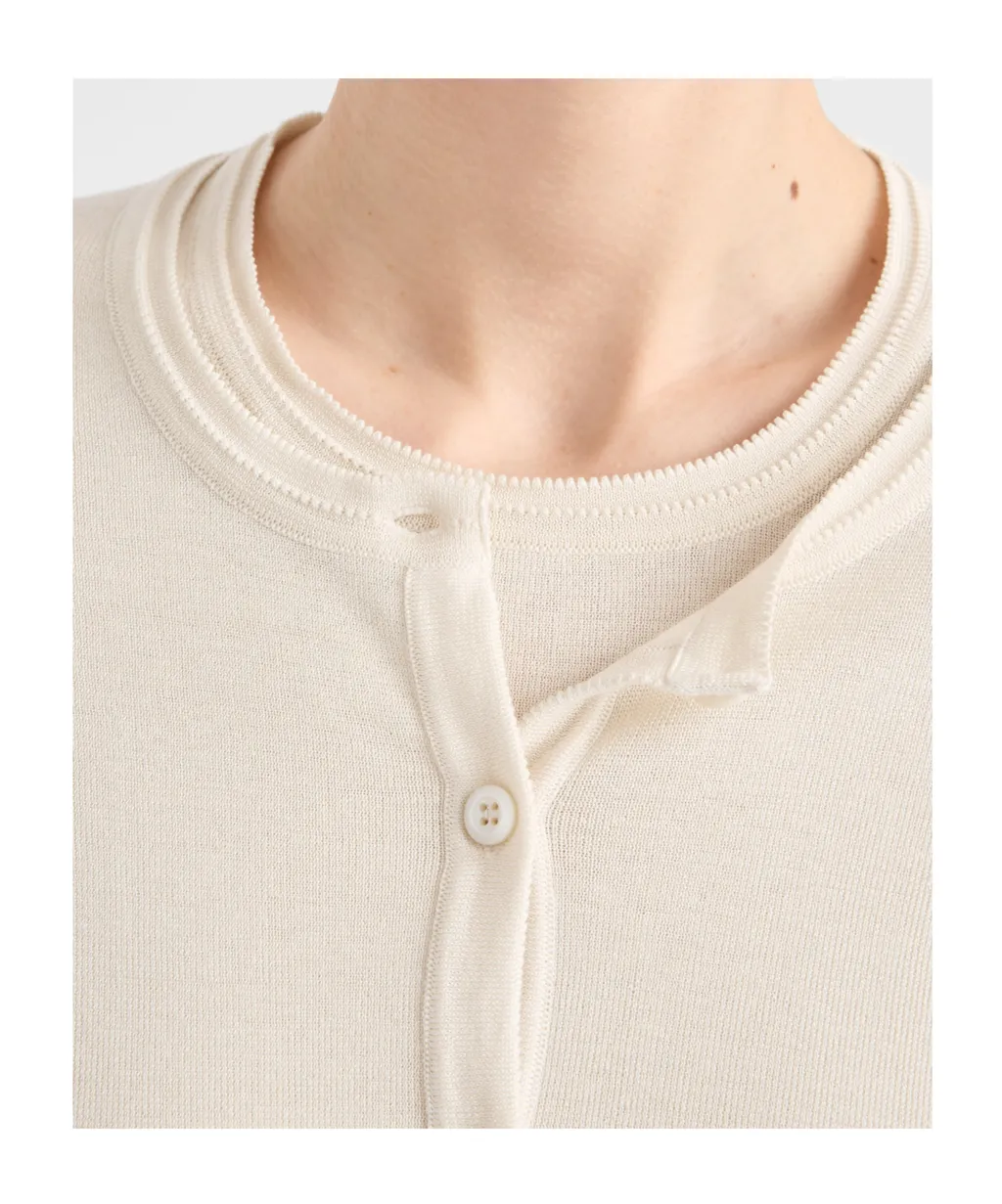 Prada Long Sleeved Knitted Cardigan