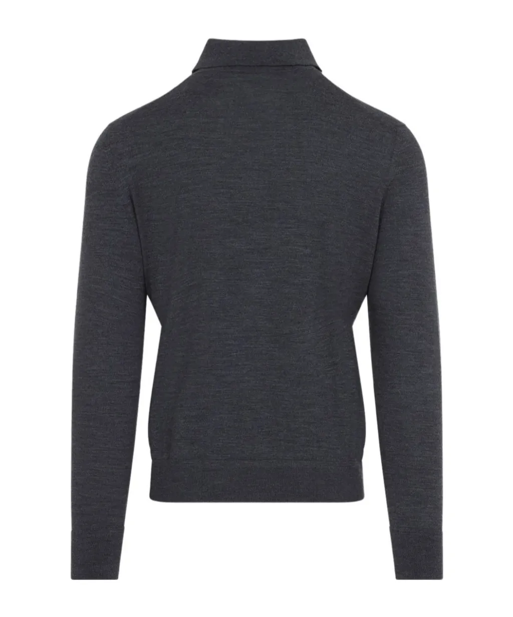 Long-Sleeved Polo Shirt