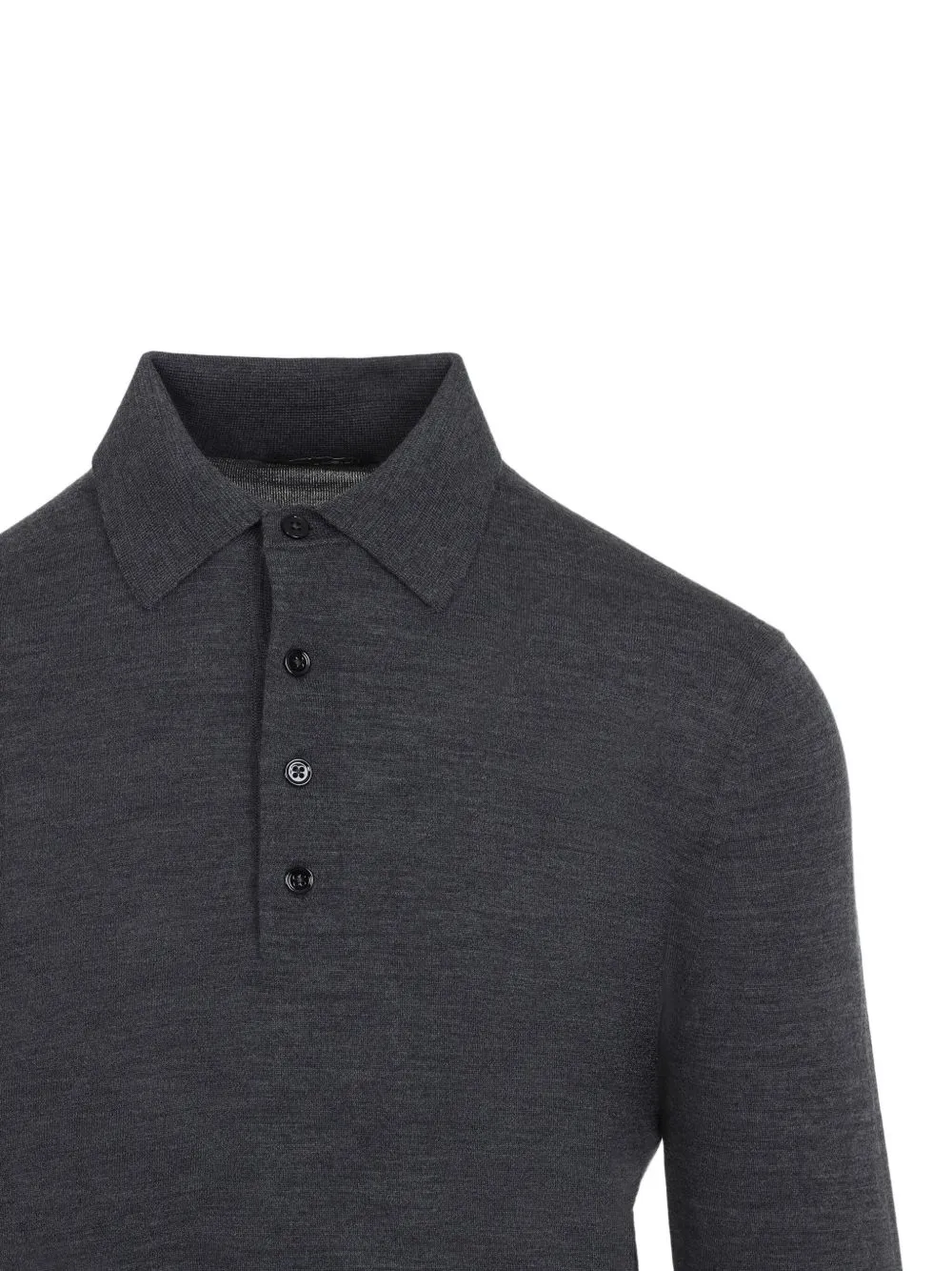 Long-Sleeved Polo Shirt