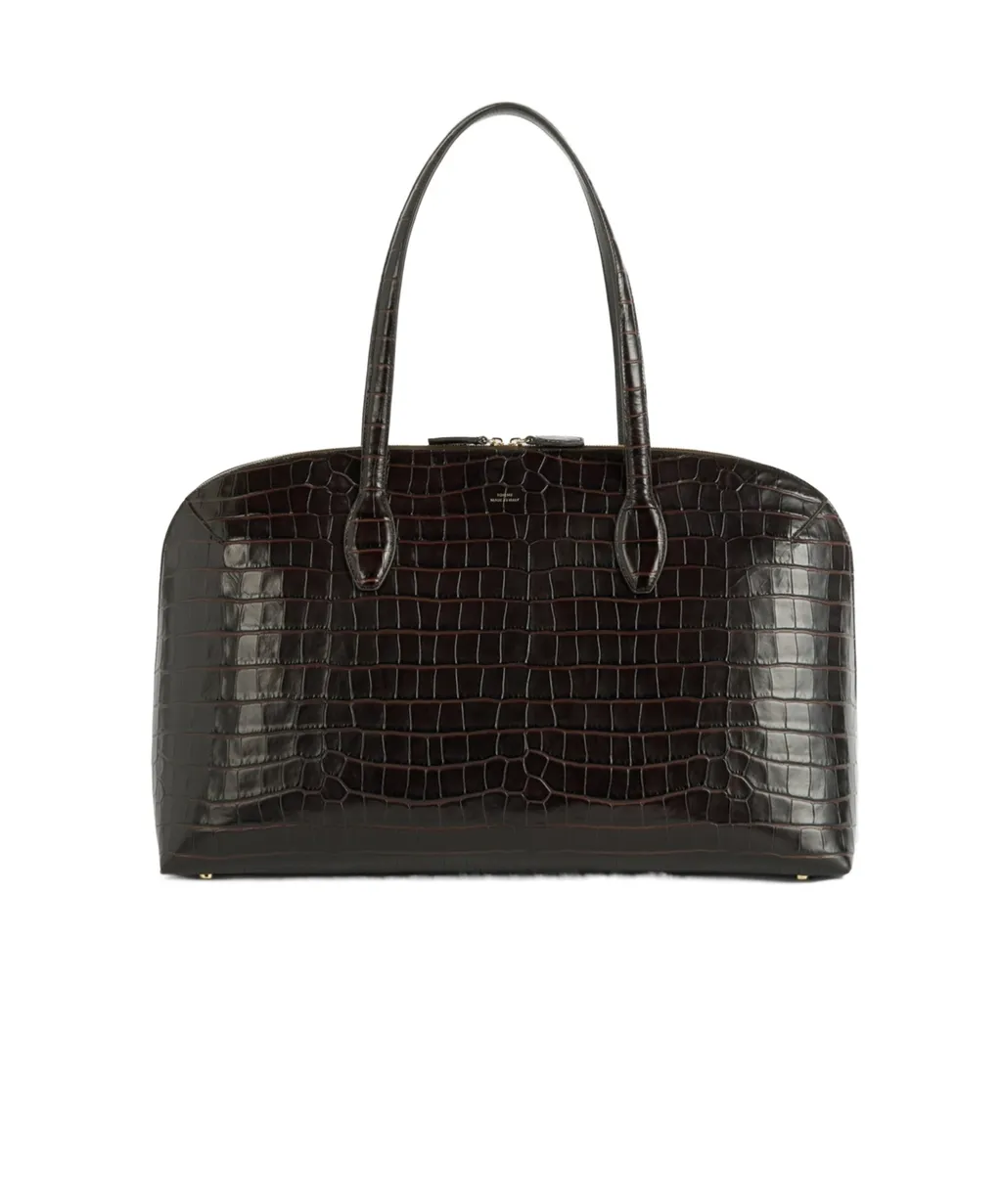 TotÊMe Embossed Zip-Up Tote Bag