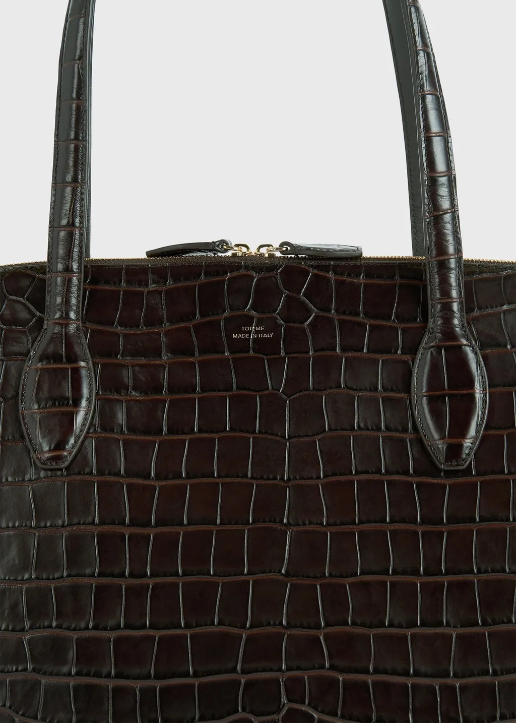 TotÊMe Embossed Zip-Up Tote Bag