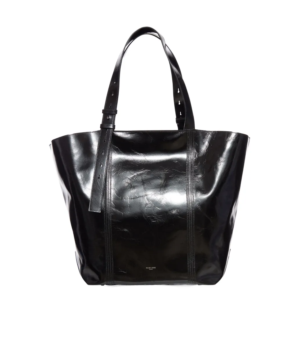 Golden Goose Deluxe Brand Logo Printed Tote Bag