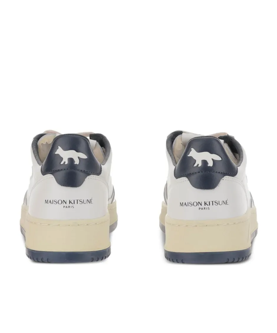 Autry X Maison Kitsune Lace-Up Sneakers