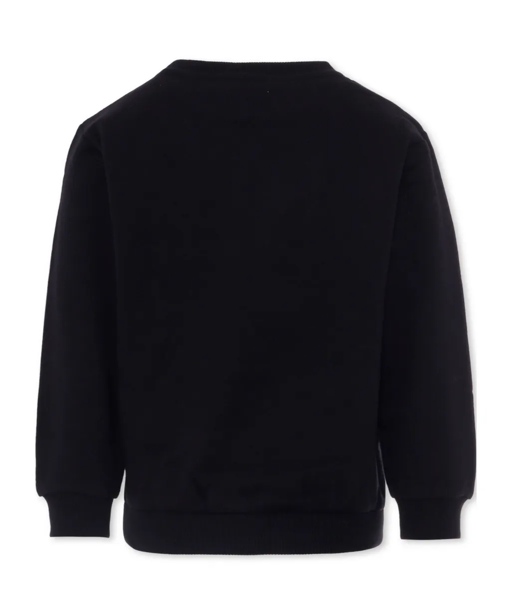 Balmain Kids Logo-Printed Crewneck Sweatshirt